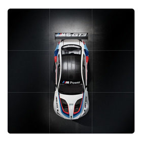 Магнитный плакат 3Х3 с принтом BMW M Power в Курске, Полимерный материал с магнитным слоем | 9 деталей размером 9*9 см | bmw | car | motorsport | race | sports car | street racing | автомобиль | автоспорт | бмв | гонка | спорткар