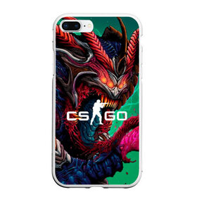 Чехол для iPhone 7Plus/8 Plus матовый с принтом CS GO hyper beast skin в Курске, Силикон | Область печати: задняя сторона чехла, без боковых панелей | beast | counterstike | csgo | hyper | hyperbeast | m4a1s | steam | винтовка | контра | кс | ксго | шмотки