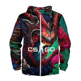 Мужская ветровка 3D с принтом CS GO hyper beast skin в Курске, 100% полиэстер | подол и капюшон оформлены резинкой с фиксаторами, два кармана без застежек по бокам, один потайной карман на груди | Тематика изображения на принте: beast | counterstike | csgo | hyper | hyperbeast | m4a1s | steam | винтовка | контра | кс | ксго | шмотки