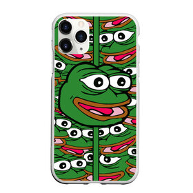 Чехол для iPhone 11 Pro матовый с принтом Good Sad frog в Курске, Силикон |  | bad | dab | frog | good | kek | pepe | sad | кек | лягушка | мем | мемы | пепе | со смыслом | фрог