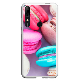 Чехол для Honor P Smart Z с принтом Macaroons в Курске, Силикон | Область печати: задняя сторона чехла, без боковых панелей | Тематика изображения на принте: almond | cookie | dessert | food | macaroons | maccarone | maccherone | десерт | еда | макарон | макарони | макароны | макарун | макаруны | миндаль | миндальный | орех | печенье | сладкое | сладости