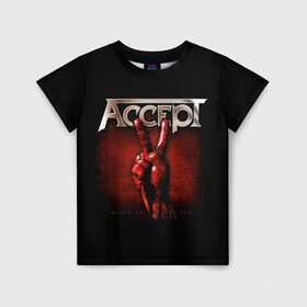 Детская футболка 3D с принтом Accept в Курске, 100% гипоаллергенный полиэфир | прямой крой, круглый вырез горловины, длина до линии бедер, чуть спущенное плечо, ткань немного тянется | accept | heavy metal | power metal | группы | метал | музыка | пауэр метал | рок | хэви метал