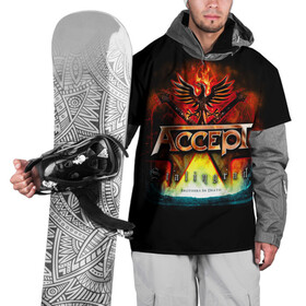 Накидка на куртку 3D с принтом Accept в Курске, 100% полиэстер |  | accept | heavy metal | power metal | группы | метал | музыка | пауэр метал | рок | хэви метал