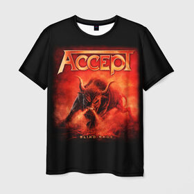 Мужская футболка 3D с принтом Accept в Курске, 100% полиэфир | прямой крой, круглый вырез горловины, длина до линии бедер | accept | heavy metal | power metal | группы | метал | музыка | пауэр метал | рок | хэви метал