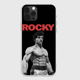 Чехол для iPhone 12 Pro с принтом ROCKY в Курске, силикон | область печати: задняя сторона чехла, без боковых панелей | creed | jordan | lundgren | mix fight | mixfight | stallone | ufc | бальбоа | бокс | джордан | крид | лундгрен | мышцы | ринг | роки | рокки | сильвестр | сталлоне | сталоне