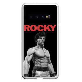 Чехол для Samsung Galaxy S10 с принтом ROCKY в Курске, Силикон | Область печати: задняя сторона чехла, без боковых панелей | Тематика изображения на принте: creed | jordan | lundgren | mix fight | mixfight | stallone | ufc | бальбоа | бокс | джордан | крид | лундгрен | мышцы | ринг | роки | рокки | сильвестр | сталлоне | сталоне