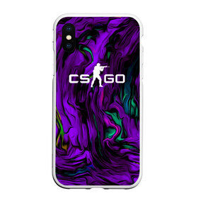 Чехол для iPhone XS Max матовый с принтом CS GO DRAW WAVES SKIN в Курске, Силикон | Область печати: задняя сторона чехла, без боковых панелей | action | astralis | awp | counter strike | cs go | cs go global offensive | cybersport | draw skin | faze clan | game | gamer | hyper beast | shooter | skin | team liquid | киберспорт | оружие | рисованный скин | скины