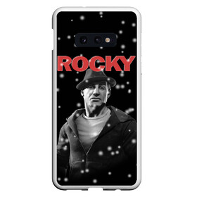 Чехол для Samsung S10E с принтом Old Rocky в Курске, Силикон | Область печати: задняя сторона чехла, без боковых панелей | creed | jordan | lundgren | mix fight | mixfight | stallone | ufc | бальбоа | бокс | джордан | крид | лундгрен | мышцы | ринг | роки | рокки | сильвестр | сталлоне | сталоне