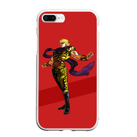 Чехол для iPhone 7Plus/8 Plus матовый с принтом JOJO Dio Brando в Курске, Силикон | Область печати: задняя сторона чехла, без боковых панелей | adventure | anime | bizzare | jo jo | jojo | logo | manga | аниме | араки | ахегао | джо | джо джо | джоджо | жижа | жожа | жожо | йойо | лого | манга | мульт | мультфильм | отаку | сериал | символ | хирохико | юри | яой