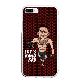 Чехол для iPhone 7Plus/8 Plus матовый с принтом Lets bang bro (Max Holloway) в Курске, Силикон | Область печати: задняя сторона чехла, без боковых панелей | blessed | brasileiro | holloway | jiu jitsu | max | mma | ufc | бокс | бразильское джиу джитсу | гавайи | драка | макс | холлоуэй