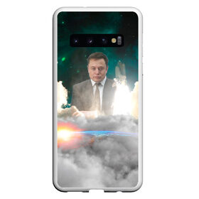 Чехол для Samsung Galaxy S10 с принтом Elon Musk Thinker (Илон Маск) в Курске, Силикон | Область печати: задняя сторона чехла, без боковых панелей | elon musk | space | space x | tesla | дым | илон маск | инопланетяне | космос | личность | мыслитель | облака | планета | ракета | спейс | тесла | философ | шаттл