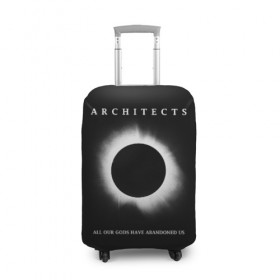 Чехол для чемодана 3D с принтом Architects в Курске, 86% полиэфир, 14% спандекс | двустороннее нанесение принта, прорези для ручек и колес | all our gods have abandoned us | architects | daybreaker | lost forever lost together | группы | метал | музыка | рок