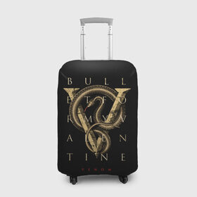 Чехол для чемодана 3D с принтом Bullet For My Valentine в Курске, 86% полиэфир, 14% спандекс | двустороннее нанесение принта, прорези для ручек и колес | bfmv | bullet for my valentine | metal | rock | группы | метал | музыка | рок | трэш