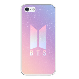 Чехол для iPhone 5/5S матовый с принтом BTS LOVE YOURSELF в Курске, Силикон | Область печати: задняя сторона чехла, без боковых панелей | bangtan boys | bt21 | bts | bts army | bts stickers | j hope | jimin | jin | jungkook | k pop | rap monster | rapmon | suga | v | бтс | корея | стикеры bts