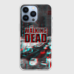 Чехол для iPhone 13 Pro с принтом the walking dead glitch в Курске,  |  | glitch | the walking dead | апокалипсис | глитч | зомби | помехи | ходячие мертвецы