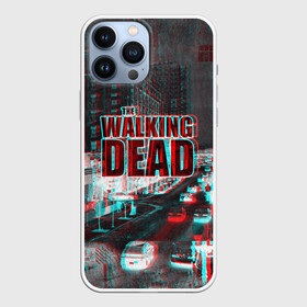 Чехол для iPhone 13 Pro Max с принтом the walking dead glitch в Курске,  |  | glitch | the walking dead | апокалипсис | глитч | зомби | помехи | ходячие мертвецы