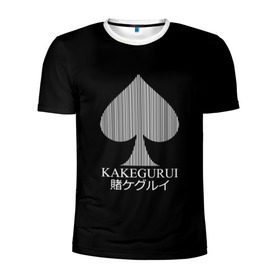 Мужская футболка 3D спортивная с принтом KAKEGURUI в Курске, 100% полиэстер с улучшенными характеристиками | приталенный силуэт, круглая горловина, широкие плечи, сужается к линии бедра | anime | heroes | kakegurui | manga | аниме | безумный азарт | какегуруи | манга