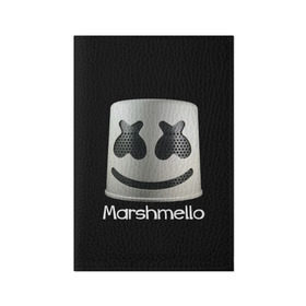 Обложка для паспорта матовая кожа с принтом Marshmello в Курске, натуральная матовая кожа | размер 19,3 х 13,7 см; прозрачные пластиковые крепления | marshmello | диджей | клуб | клубная музыка | маршмеллоу | маршмэлло | маршмэллоу | музыка | электронная