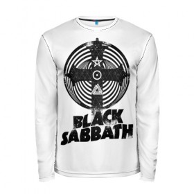 Мужской лонгслив 3D с принтом Black Sabbath в Курске, 100% полиэстер | длинные рукава, круглый вырез горловины, полуприлегающий силуэт | black sabbath | hard rock | heavy metal | блэк сабат | группы | метал | музыка | оззи осборн | рок | хард рок | хэви метал