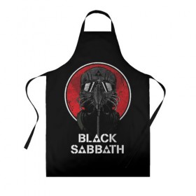 Фартук 3D с принтом Black Sabbath в Курске, 100% полиэстер | общий размер — 65 х 85 см, ширина нагрудника — 26 см, горловина — 53 см, длина завязок — 54 см, общий обхват в поясе — 173 см. Принт на завязках и на горловине наносится с двух сторон, на основной части фартука — только с внешней стороны | black sabbath | hard rock | heavy metal | блэк сабат | группы | метал | музыка | оззи осборн | рок | хард рок | хэви метал