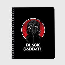 Тетрадь с принтом Black Sabbath в Курске, 100% бумага | 48 листов, плотность листов — 60 г/м2, плотность картонной обложки — 250 г/м2. Листы скреплены сбоку удобной пружинной спиралью. Уголки страниц и обложки скругленные. Цвет линий — светло-серый
 | black sabbath | hard rock | heavy metal | блэк сабат | группы | метал | музыка | оззи осборн | рок | хард рок | хэви метал