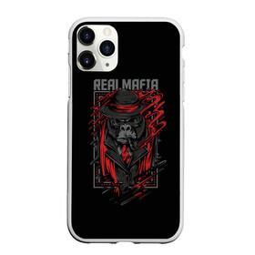 Чехол для iPhone 11 Pro Max матовый с принтом Реальная Мафия в Курске, Силикон |  | gangster | mafia | банда | банды | гангстер | горилла | мафия | обезьяна | обезьяны