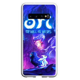 Чехол для Samsung Galaxy S10 с принтом Ori - And The Will Of The Wisp в Курске, Силикон | Область печати: задняя сторона чехла, без боковых панелей | Тематика изображения на принте: game | indie | ori | игра | инди | квест | платформер