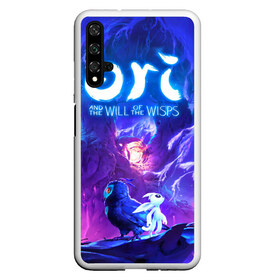 Чехол для Honor 20 с принтом Ori - And The Will Of The Wisp в Курске, Силикон | Область печати: задняя сторона чехла, без боковых панелей | game | indie | ori | игра | инди | квест | платформер