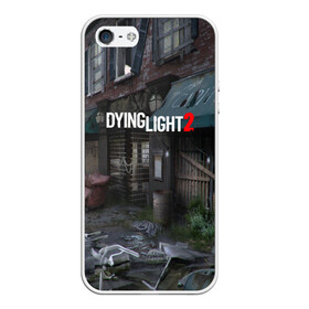 Чехол для iPhone 5/5S матовый с принтом DyingLight2 в Курске, Силикон | Область печати: задняя сторона чехла, без боковых панелей | baggie | dying light | game | good night good luck | survival horror | techland | the following | zombie | багги | зараженные | зомби | игры