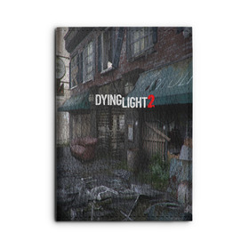 Обложка для автодокументов с принтом DyingLight2 в Курске, натуральная кожа |  размер 19,9*13 см; внутри 4 больших “конверта” для документов и один маленький отдел — туда идеально встанут права | baggie | dying light | game | good night good luck | survival horror | techland | the following | zombie | багги | зараженные | зомби | игры