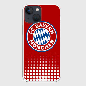 Чехол для iPhone 13 mini с принтом Бавария в Курске,  |  | bayern | fc bayern munchen | fcb | бавария | бундеслига | германия | мюнхенская бавария | форма | футбол | футболист | футбольная | футбольный клуб | футбольный клуб бавария мюнхен