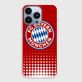 Чехол для iPhone 13 Pro с принтом Бавария в Курске,  |  | Тематика изображения на принте: bayern | fc bayern munchen | fcb | бавария | бундеслига | германия | мюнхенская бавария | форма | футбол | футболист | футбольная | футбольный клуб | футбольный клуб бавария мюнхен