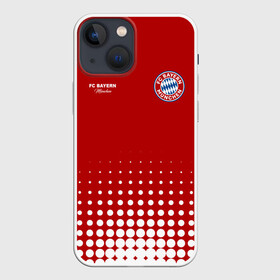 Чехол для iPhone 13 mini с принтом Бавария в Курске,  |  | bayern | fc bayern munchen | fcb | бавария | бундеслига | германия | мюнхенская бавария | форма | футбол | футболист | футбольная | футбольный клуб | футбольный клуб бавария мюнхен