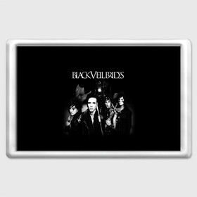 Магнит 45*70 с принтом Black Veil Brides в Курске, Пластик | Размер: 78*52 мм; Размер печати: 70*45 | Тематика изображения на принте: black veil brides | heavy matal | metal | post hardcore | группы | метал | музыка | рок | хэви метал | эмо