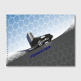 Альбом для рисования с принтом Subaru Forester SF5 в Курске, 100% бумага
 | матовая бумага, плотность 200 мг. | Тематика изображения на принте: auto | forester | jdm | sf5 | subaru | subaru forester | субару | форестер