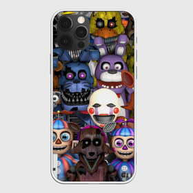 Чехол для iPhone 12 Pro Max с принтом Five Nights At Freddys в Курске, Силикон |  | five nights at freddys | foxy | аниматроники | игра | компьютерная игра | робот | фокси | фредди | чика