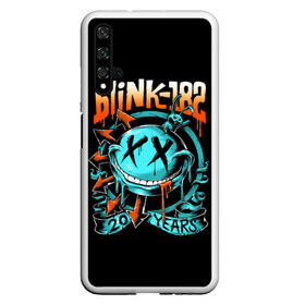 Чехол для Honor 20 с принтом Blink 182 в Курске, Силикон | Область печати: задняя сторона чехла, без боковых панелей | punk | группы | кролик | музыка | панк