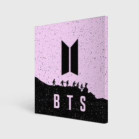 Холст квадратный с принтом РЮКЗАК BTS | БТС в Курске, 100% ПВХ |  | bangtan boys | bt21 | bts | bts army | bts stickers | j hope | jimin | jin | jungkook | k pop | rap monster | rapmon | suga | v | бтс | корея | стикеры bts