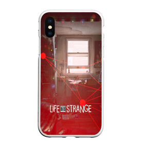 Чехол для iPhone XS Max матовый с принтом Life is Strange в Курске, Силикон | Область печати: задняя сторона чехла, без боковых панелей | Тематика изображения на принте: caulfield | chloe price | game | kate marsh | life | life is strange | life is strange: before the storm | max | strange | две луны | игры | кейт марш | колфилд | макс | подростки | студенты