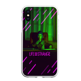 Чехол для iPhone XS Max матовый с принтом Life is strange в Курске, Силикон | Область печати: задняя сторона чехла, без боковых панелей | Тематика изображения на принте: caulfield | chloe price | game | kate marsh | life | life is strange | life is strange: before the storm | max | strange | две луны | игры | кейт марш | колфилд | макс | подростки | студенты