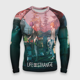 Мужской рашгард 3D с принтом Life is Strange в Курске,  |  | caulfield | chloe price | game | kate marsh | life | life is strange | life is strange: before the storm | max | strange | две луны | игры | кейт марш | колфилд | макс | подростки | студенты