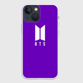 Чехол для iPhone 13 mini с принтом BTS PURPLE в Курске,  |  | bangtan boys | bt21 | bts | bts army | bts stickers | j hope | jimin | jin | jungkook | k pop | purple | rap monster | rapmon | suga | v | бтс | корея | пурпурный | стикеры bts | фиолетовый