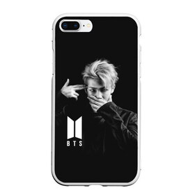 Чехол для iPhone 7Plus/8 Plus матовый с принтом BTS RAP MONSTER в Курске, Силикон | Область печати: задняя сторона чехла, без боковых панелей | bangtan boys | bt21 | bts | bts army | bts stickers | j hope | jimin | jin | jungkook | k pop | rap monster | rapmon | suga | v | бтс | корея | стикеры bts