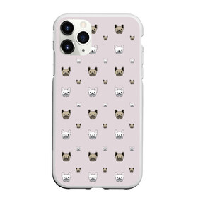 Чехол для iPhone 11 Pro матовый с принтом Бульки в Курске, Силикон |  | английский | бульдог | пес | собака | французский