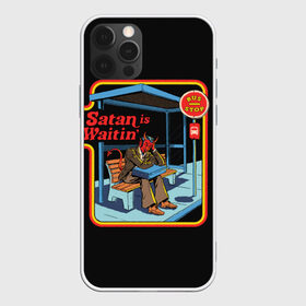 Чехол для iPhone 12 Pro Max с принтом Satan Waitin в Курске, Силикон |  | 80 е | 80s | 90 е | 90s | oldschool | retro | retrowave | stranger thing | vintage | винтаж | олдскул | ретро | ретровейв | странные дела