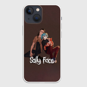 Чехол для iPhone 13 mini с принтом Sally Face в Курске,  |  | blue | diane | face | fisher | gizmo | henry | johnson | killer | larry | sally | генри | гизмо | джонсон | диана | ларри | лицо | салли | фейс | фишер