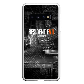 Чехол для Samsung Galaxy S10 с принтом RESIDENT EVIL 7 в Курске, Силикон | Область печати: задняя сторона чехла, без боковых панелей | biohazard | biohazard 7 | crocodile | fang | game | hand | monster | new umbrella | resident evil | resident evil 7 | umbrella | umbrella corp | umbrella corporation | zombie