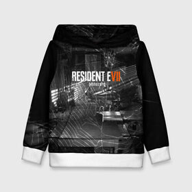 Детская толстовка 3D с принтом RESIDENT EVIL 7 в Курске, 100% полиэстер | двухслойный капюшон со шнурком для регулировки, мягкие манжеты на рукавах и по низу толстовки, спереди карман-кенгуру с мягким внутренним слоем | biohazard | biohazard 7 | crocodile | fang | game | hand | monster | new umbrella | resident evil | resident evil 7 | umbrella | umbrella corp | umbrella corporation | zombie