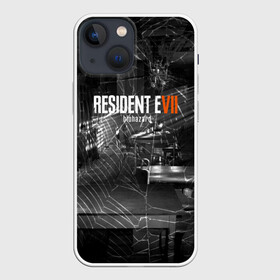 Чехол для iPhone 13 mini с принтом RESIDENT EVIL 7 в Курске,  |  | biohazard | biohazard 7 | crocodile | fang | game | hand | monster | new umbrella | resident evil | resident evil 7 | umbrella | umbrella corp | umbrella corporation | zombie