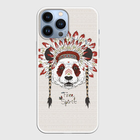 Чехол для iPhone 13 Pro Max с принтом Free spirit в Курске,  |  | free | spiri | белый | взгляд | голова | графика | дикий | дух | животное | индеец | ирокез | картинка | косы | красивый | крутой | лучший | мода | модный | молодёжная | орнамент | панда | перья | природа